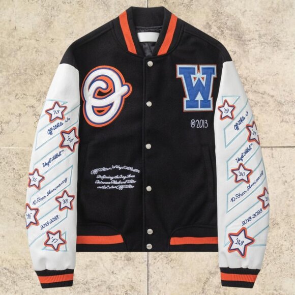Off-White Men's Multi Jacket Black